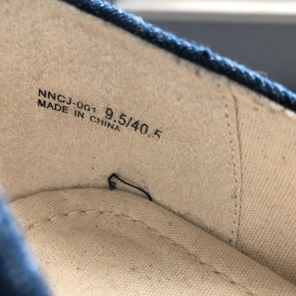 Dark Blue Wedge Heels - Picture 6 of 6